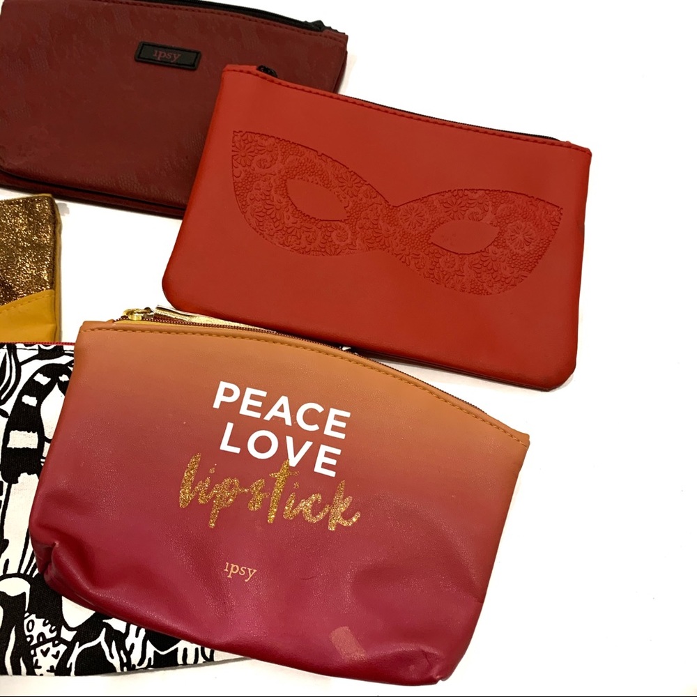 Ipsy Set of 6 Makeup Cosmetic Travel Bags - Picture 2 of 3